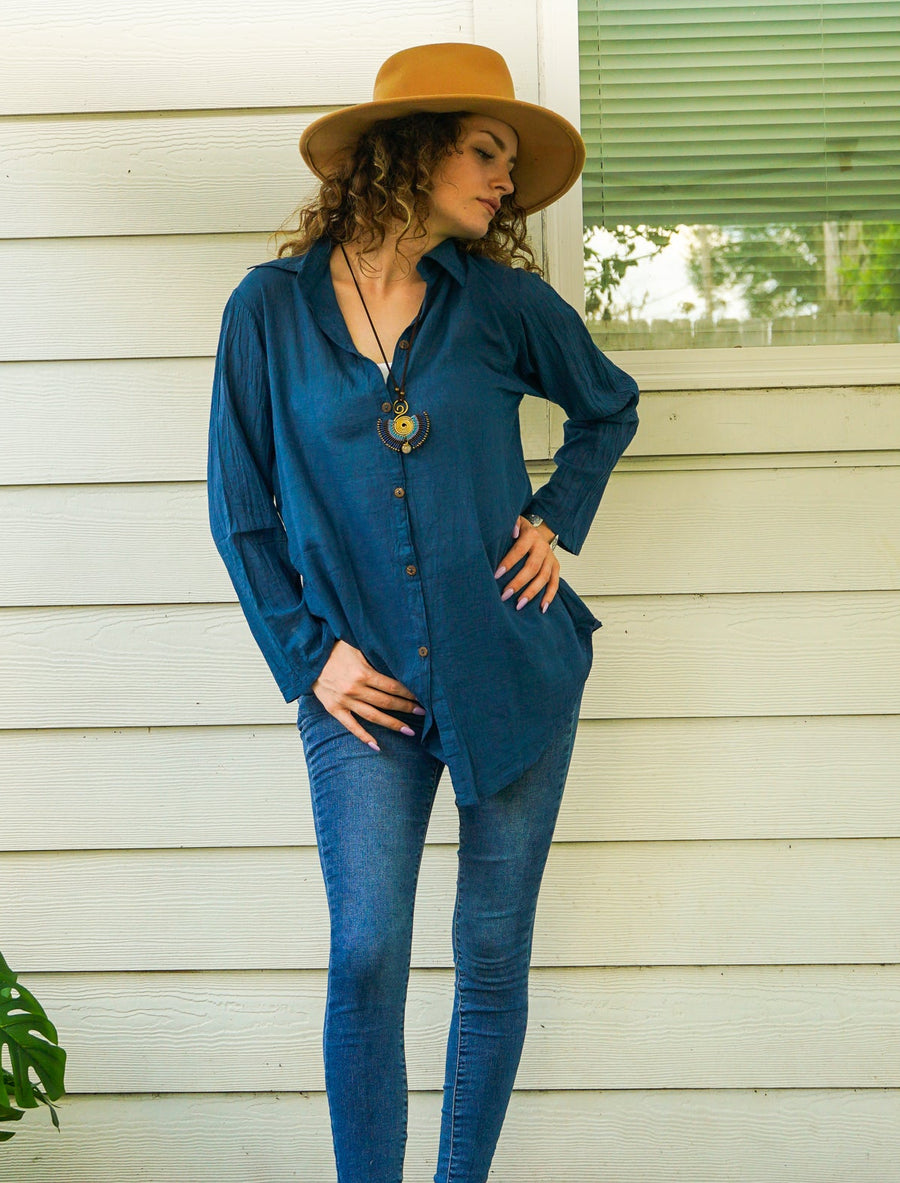 The Capri Top | Cotton Gauze