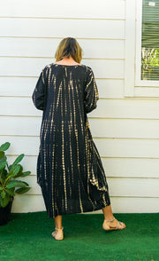 Obsidian Breeze Maxi Dress