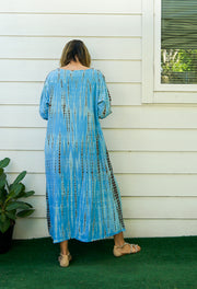 Azure Breeze Maxi Dress