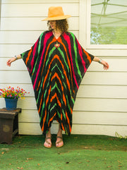 Wild Ember Hand-Dyed Kaftan Dress