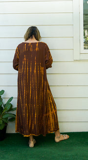 Earthy Ember Maxi Dress