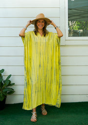 Sunshine Glow Tie-Dye Kaftan