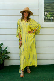 Sunshine Glow Tie-Dye Kaftan