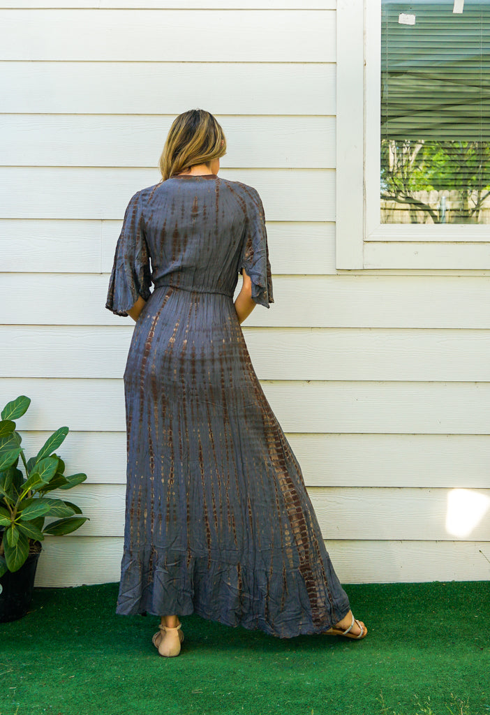 Twilight Breeze Maxi Tiered Dress