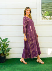 Dusky Amethyst Maxi Dress