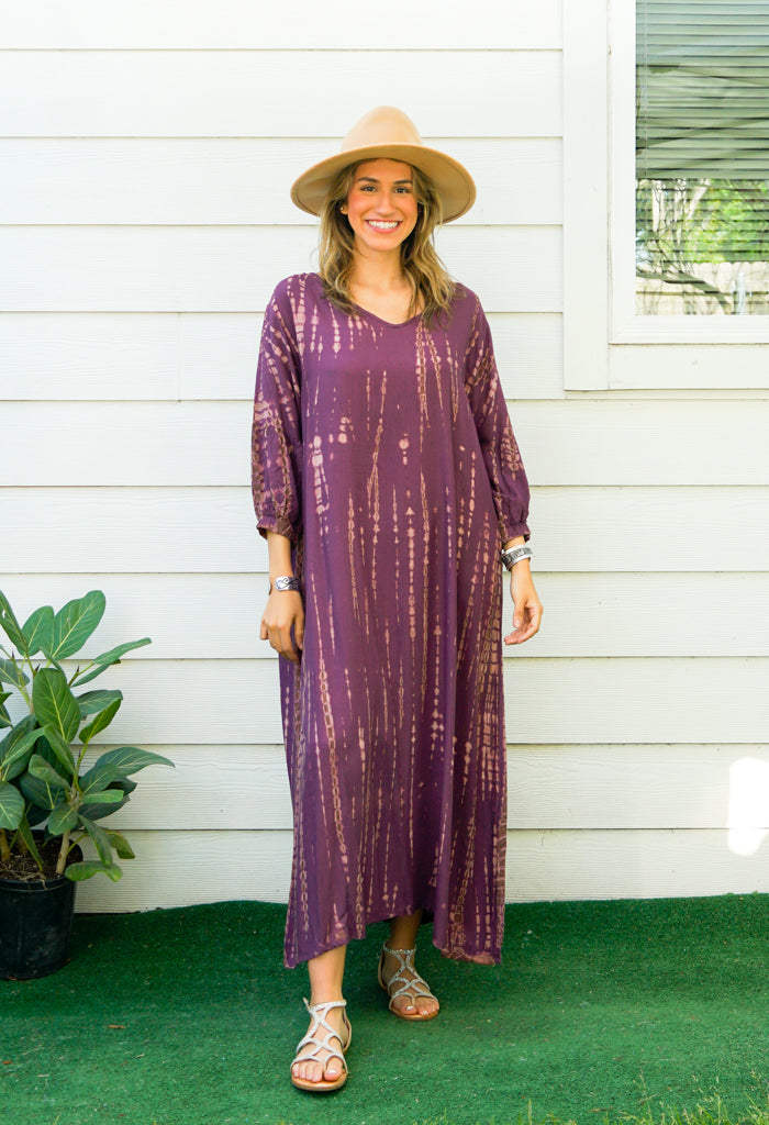 Dusky Amethyst Maxi Dress