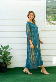 Deep Sea Drift Maxi Dress