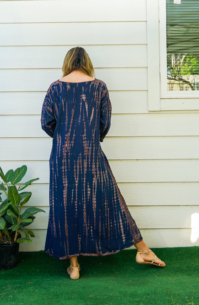 Indigo Mist Maxi Dress