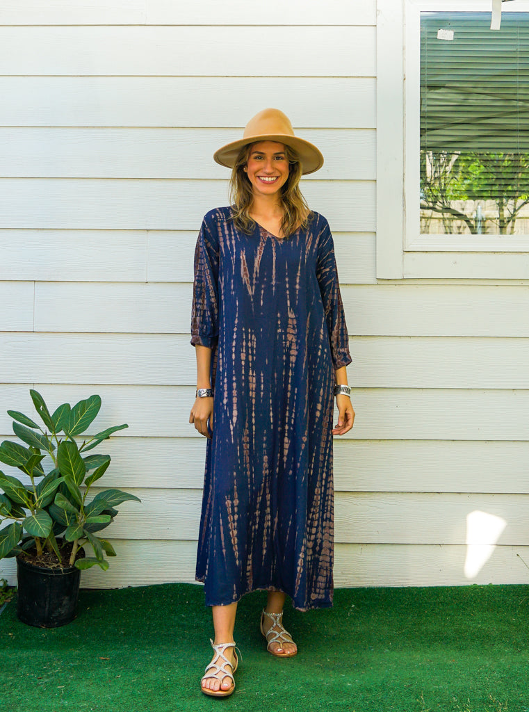 Indigo Mist Maxi Dress