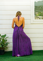 Midnight Amethyst Tie Dye Maxi Dress