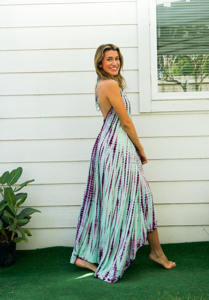 Mint Lavender Maxi Dress