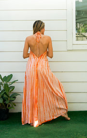 Sunset Glow Tie Dye Maxi Dress