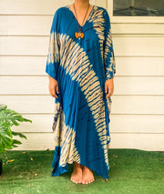 K243- Hand Dyed Kaftan Dress