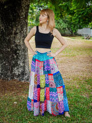 Bohemian Spirit Patchwork Skirt