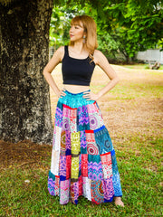Bohemian Spirit Patchwork Skirt