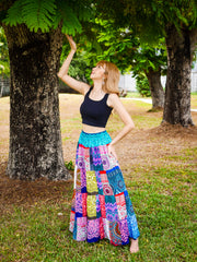 Bohemian Spirit Patchwork Skirt