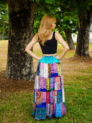 Bohemian Spirit Patchwork Skirt