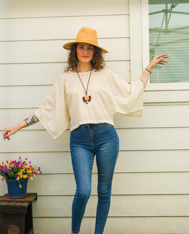 Ivory Sky Top