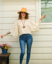 Ivory Sky Top