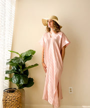 Blush Ease Organic Double Gauze Kaftan Dress