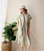 Meadow Waves Double Gauze Kaftan Dress