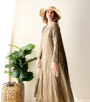 Sagewood Organic Crinkled Cotton Dress