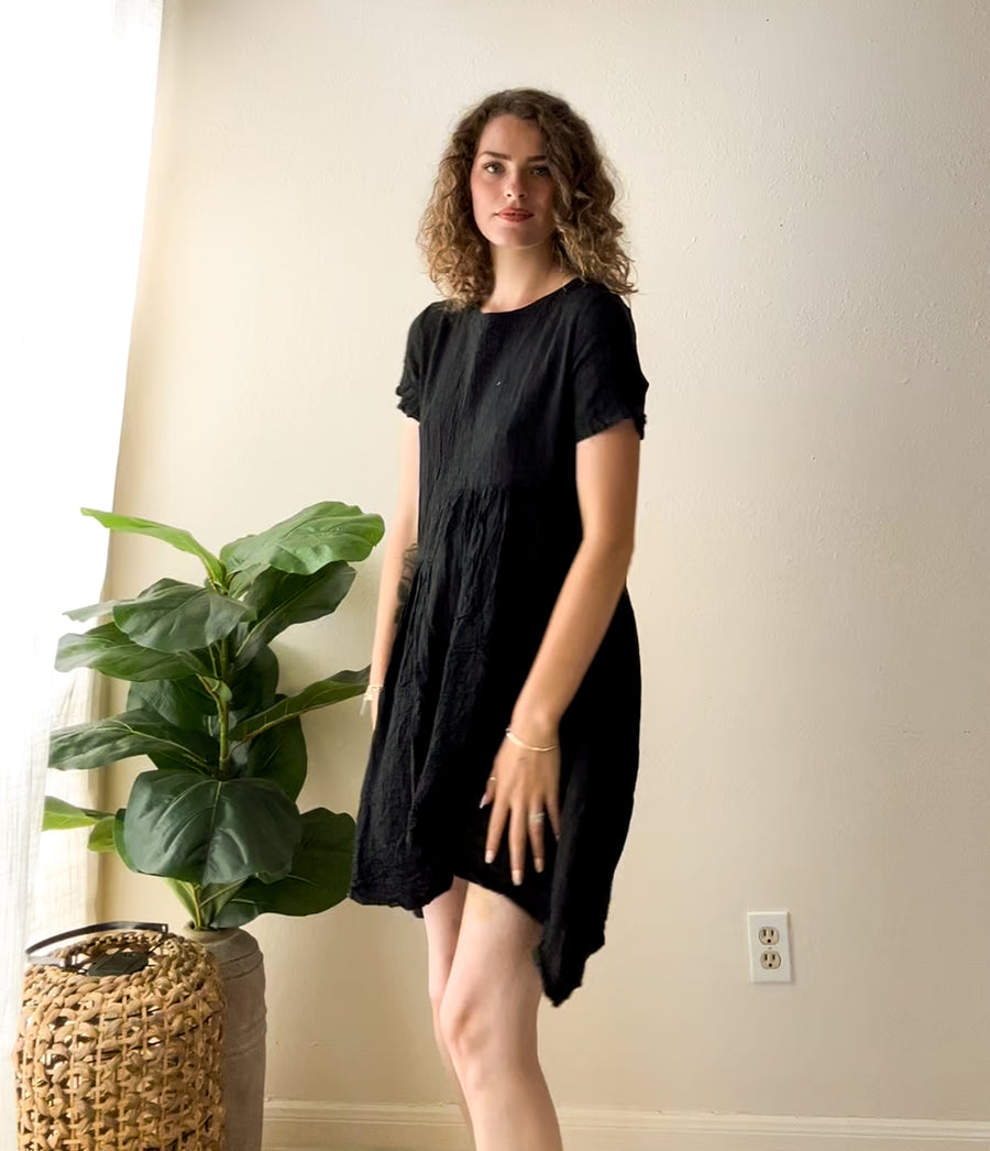 Black Willow Midi Dress