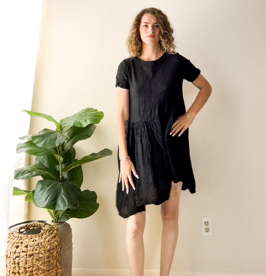 Black Willow Midi Dress