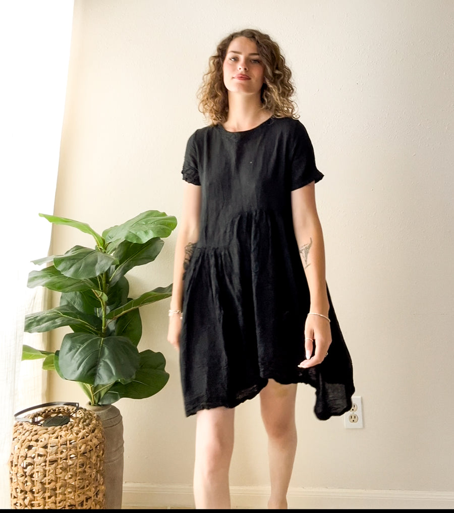 Black Willow Midi Dress
