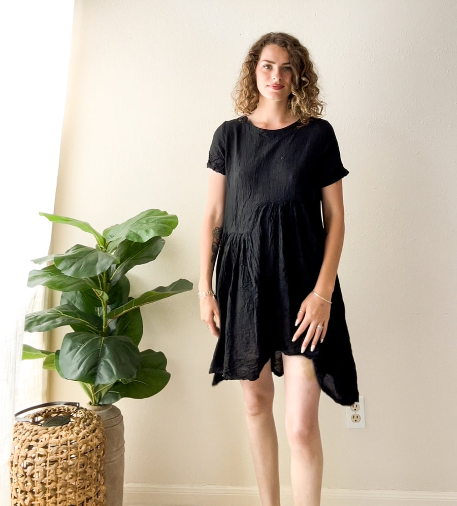 Black Willow Midi Dress