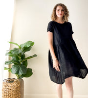 Black Willow Midi Dress
