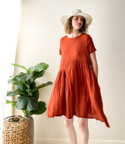 Terracotta Soul Midi Dress
