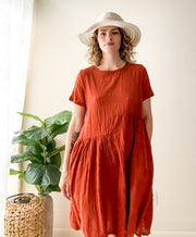 Terracotta Soul Midi Dress