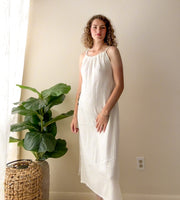 White Sands Organic Cotton Open Back Dress