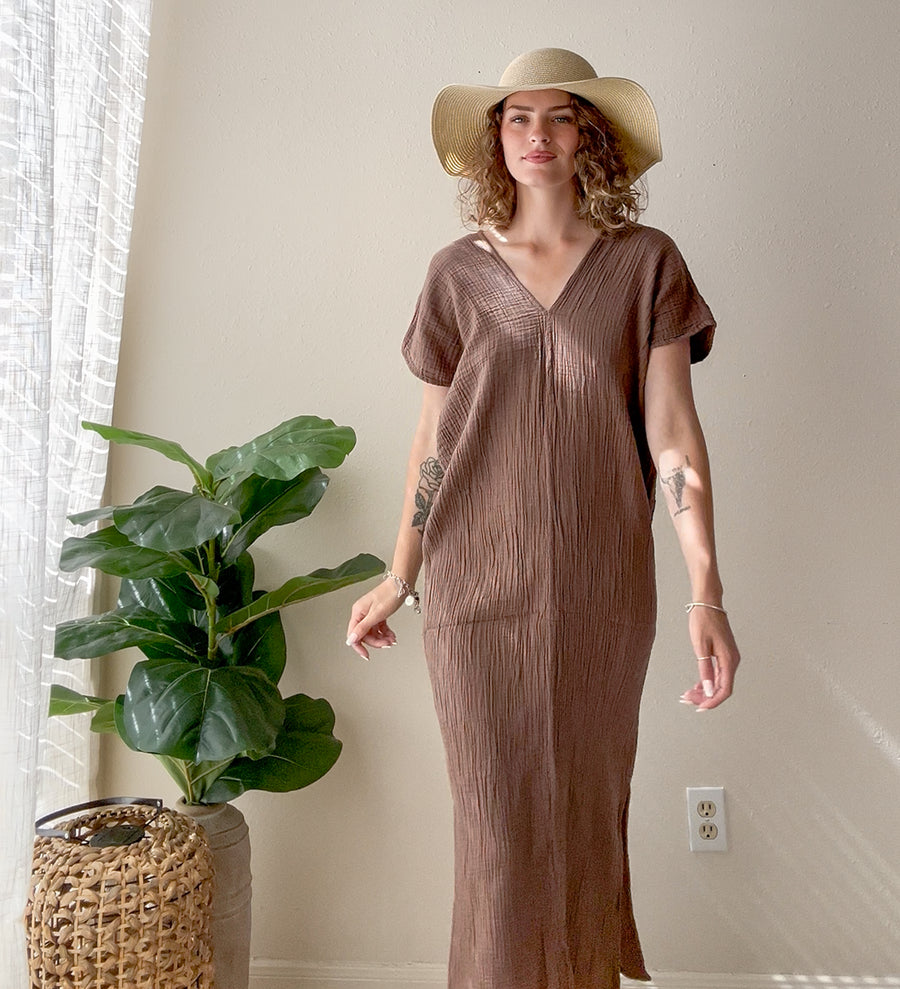 Avel Kaftan Dress | Triple Gauze