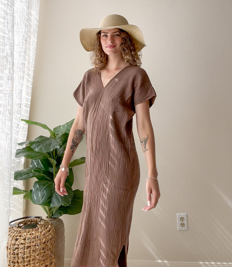 Avel Kaftan Dress | Triple Gauze