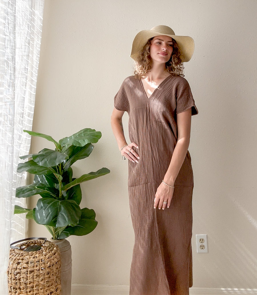 Avel Kaftan Dress | Triple Gauze