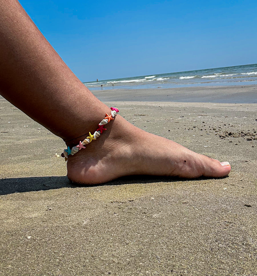 Tropical Starfish Anklet