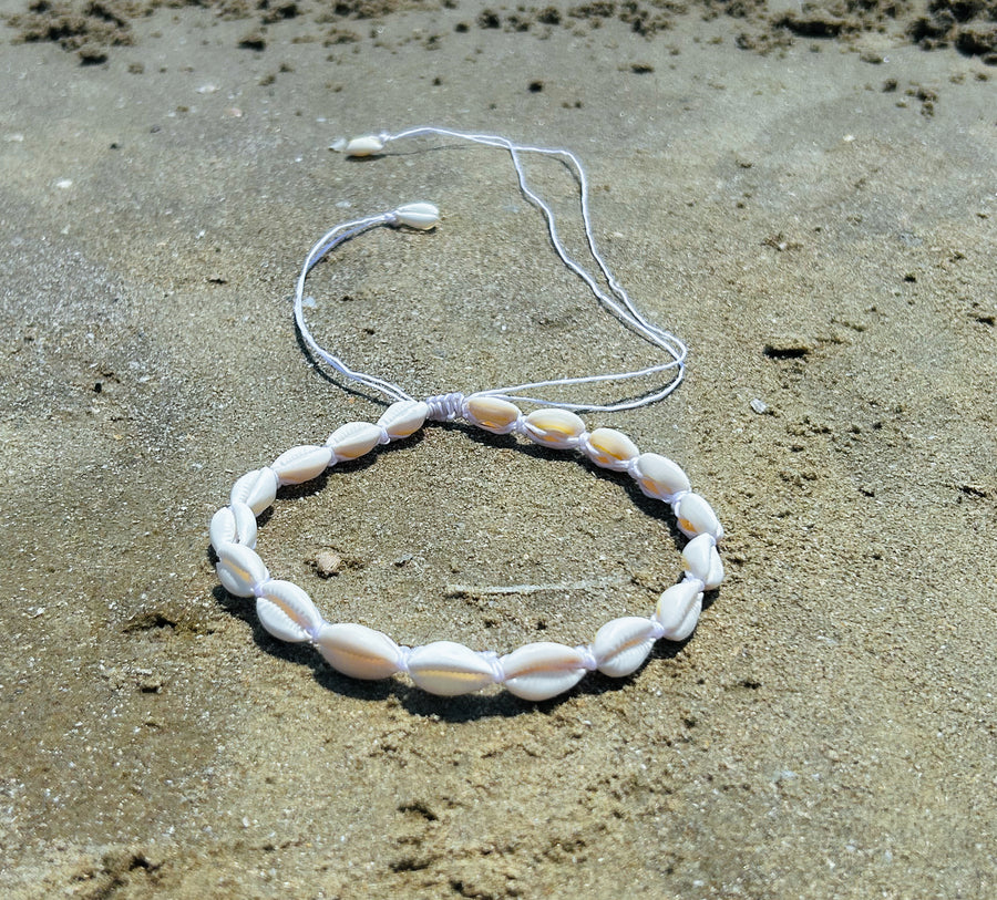 White Cowrie Shell Necklace
