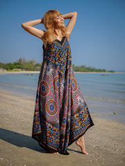 Midnight Mandala  Boho Jumpsuit