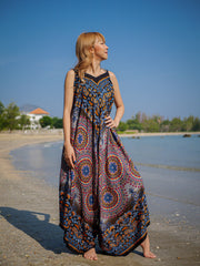 Midnight Mandala  Boho Jumpsuit