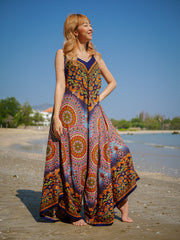Golden Hour Mandala Boho Jumpsuit