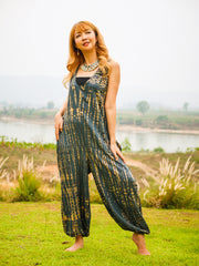 Celeste Racerback Dungarees Jumpsuit Romper
