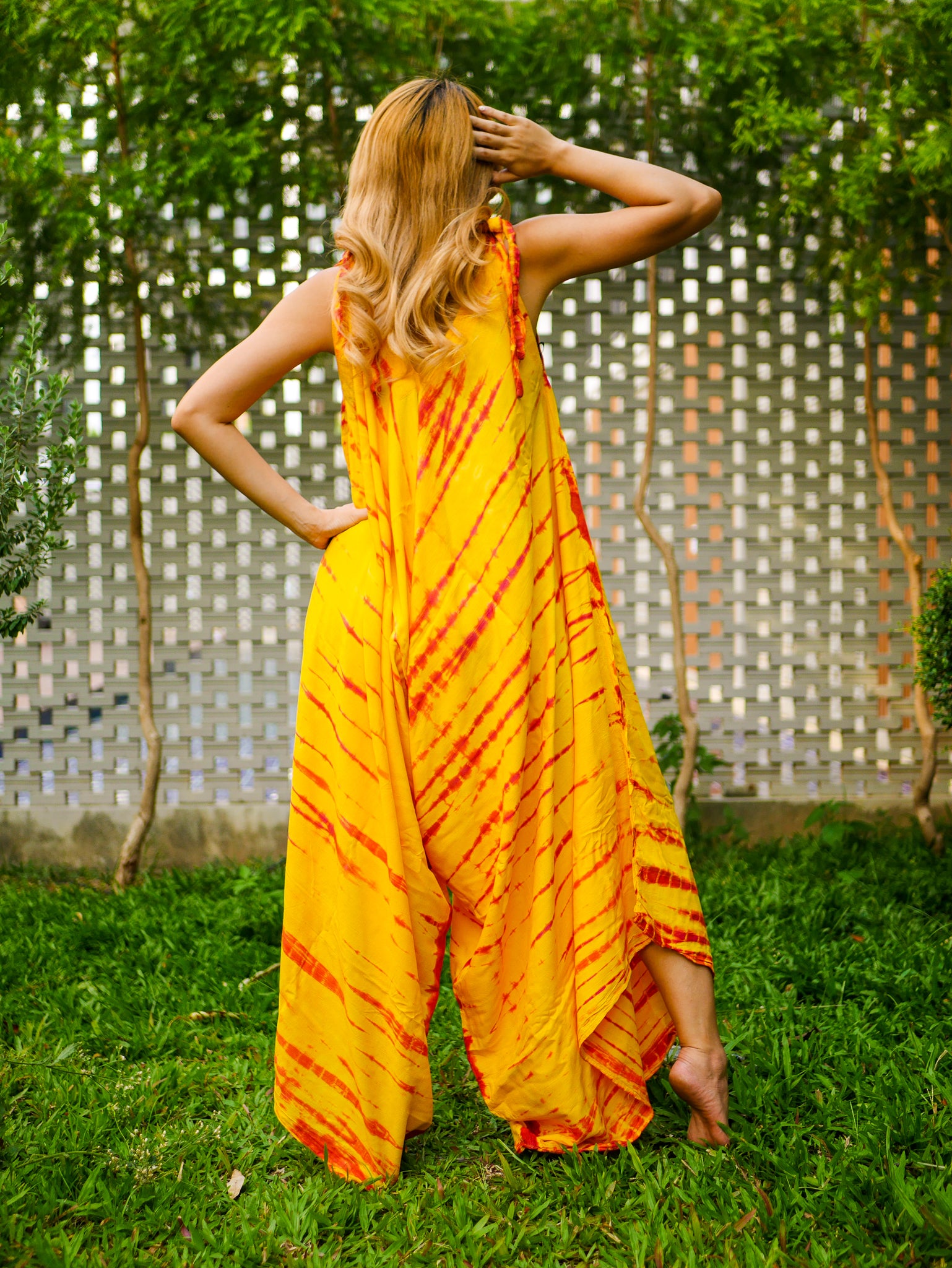 Golden Sunburst Jumpsuit
