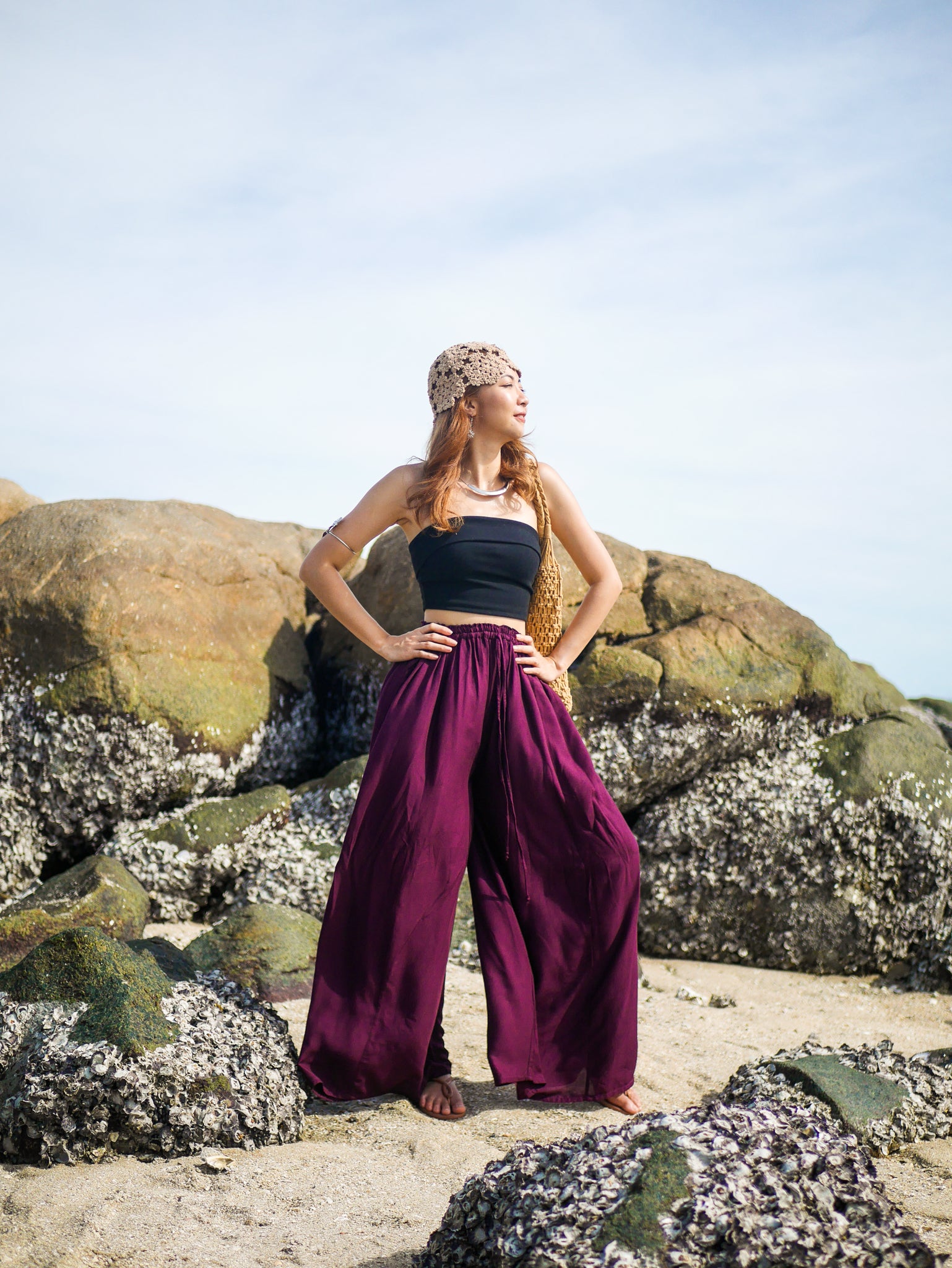 The Wild Plum Palazzo Pants