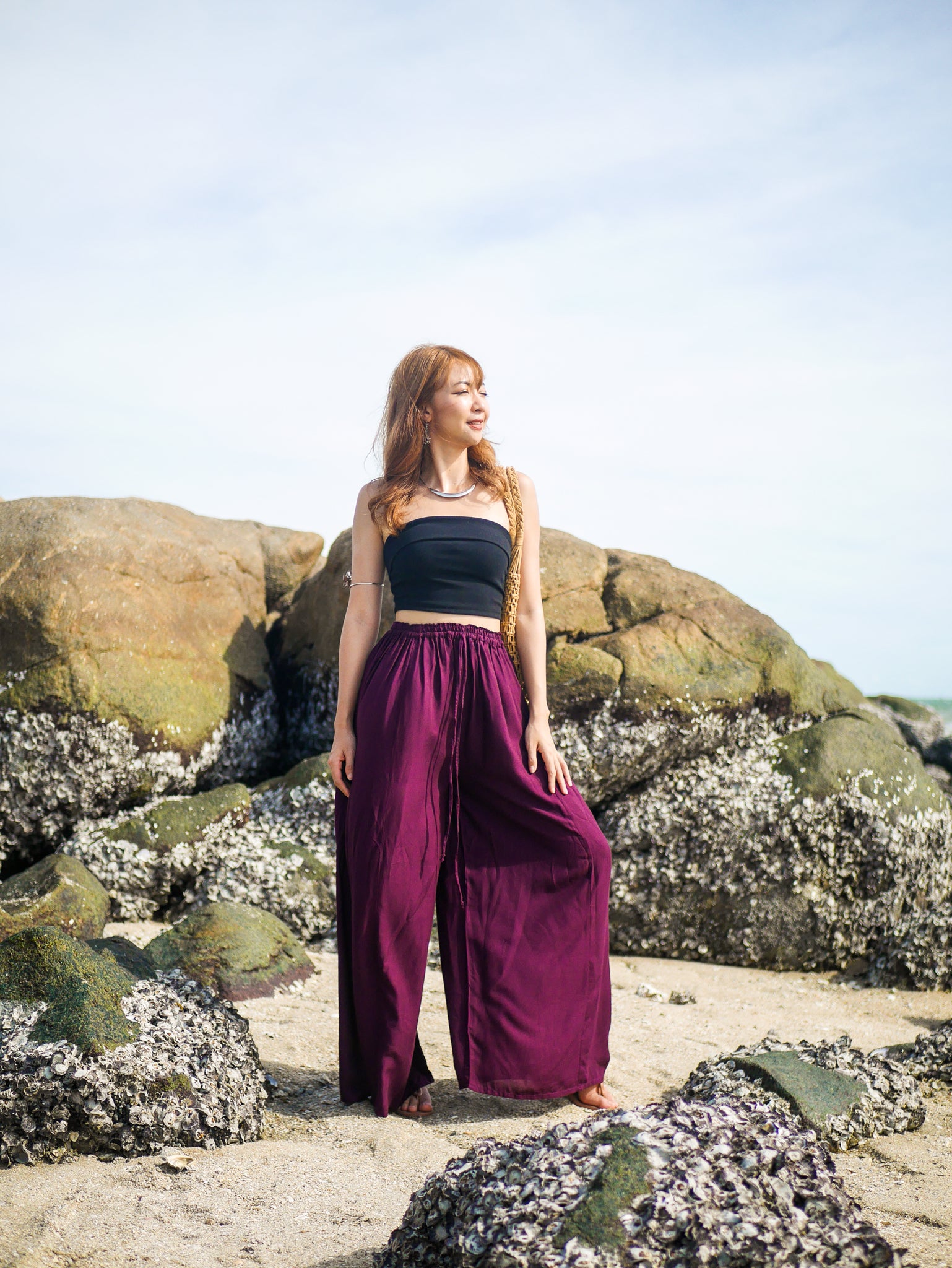 The Wild Plum Palazzo Pants