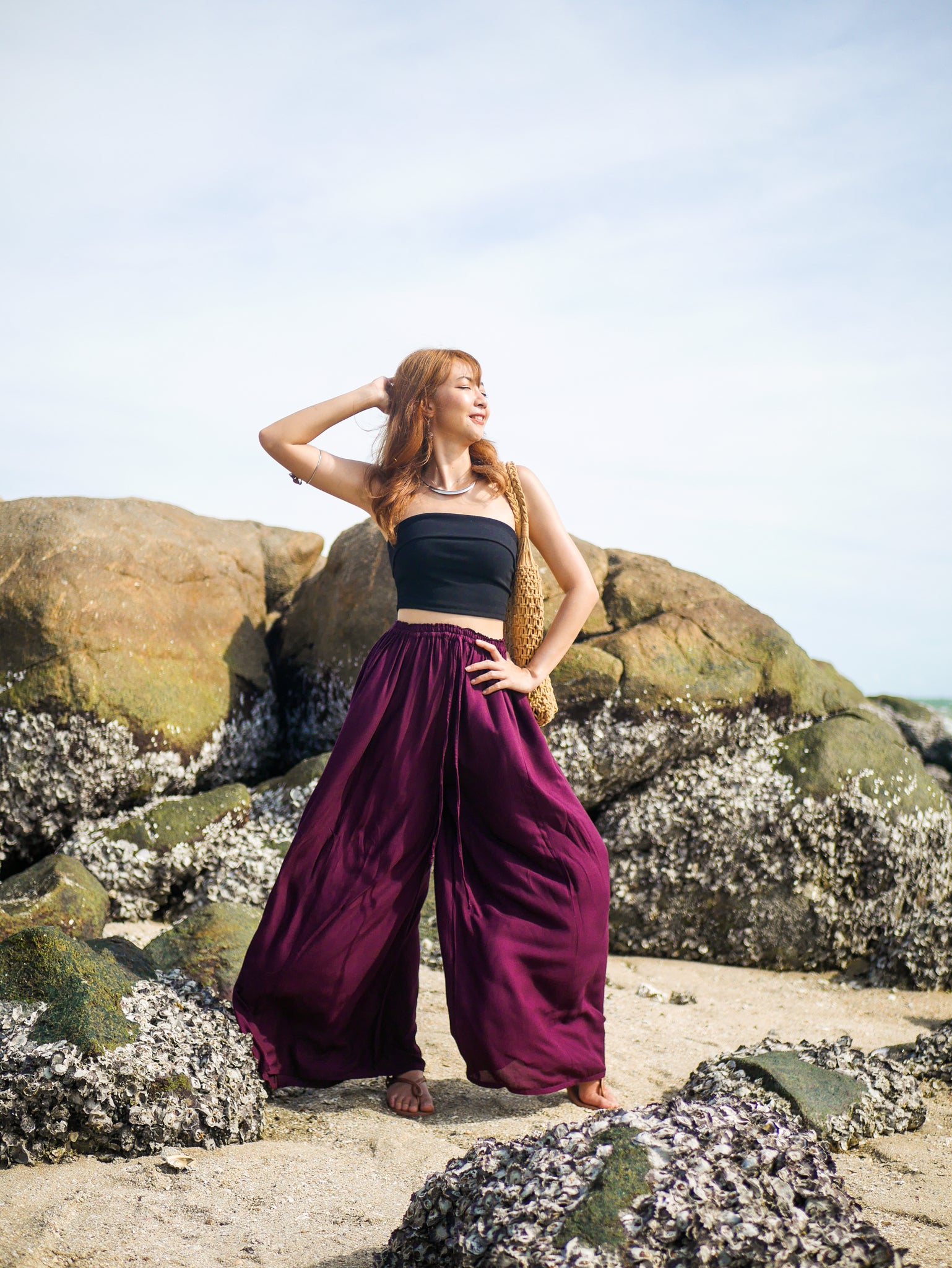 The Wild Plum Palazzo Pants
