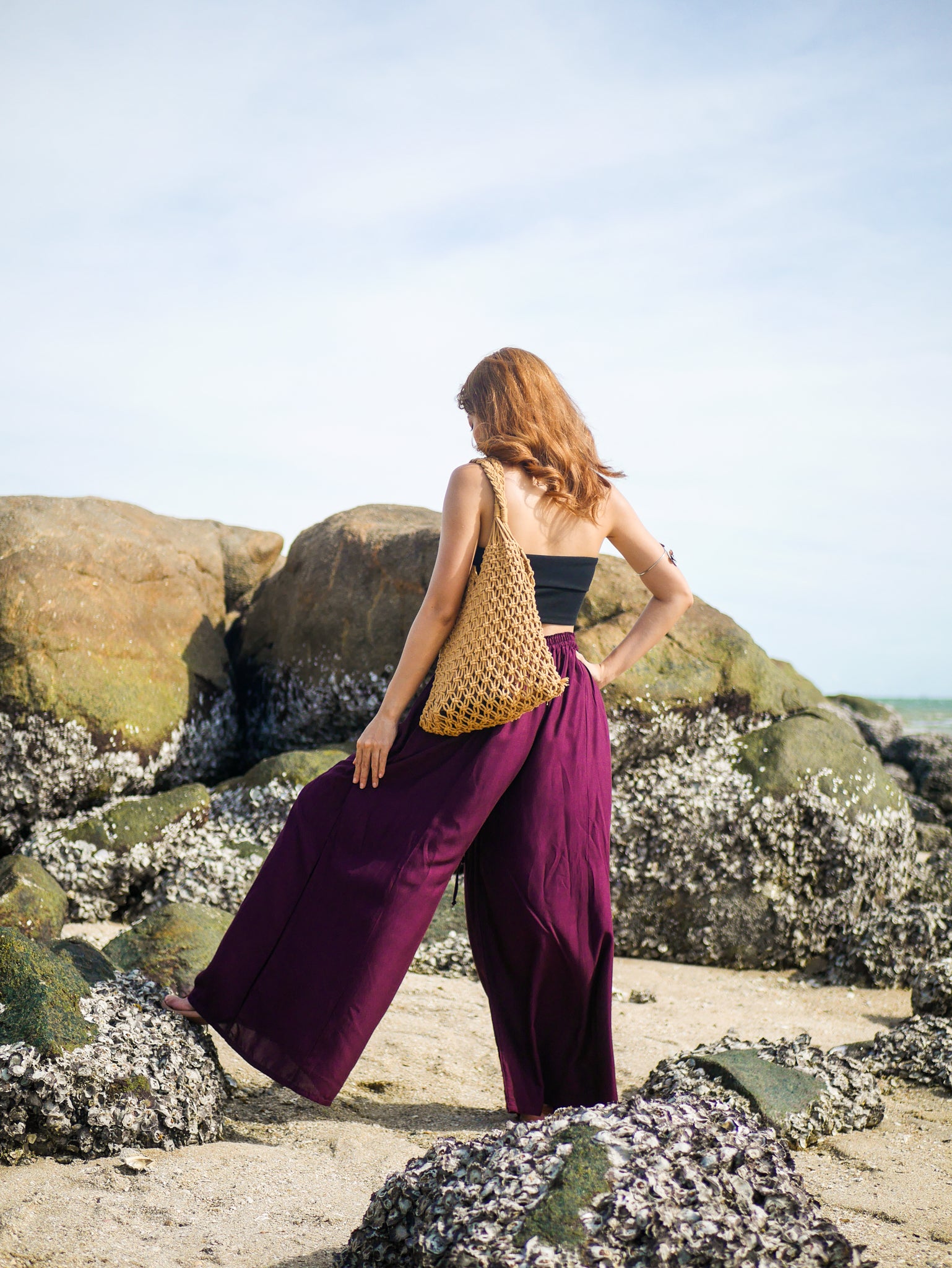 The Wild Plum Palazzo Pants