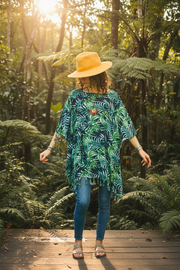 Rainforest Tropical Kaftan Blouse