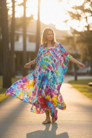 Color Splash Kaftan Dress